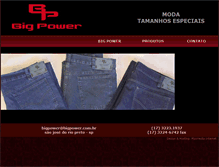 Tablet Screenshot of bigpower.com.br